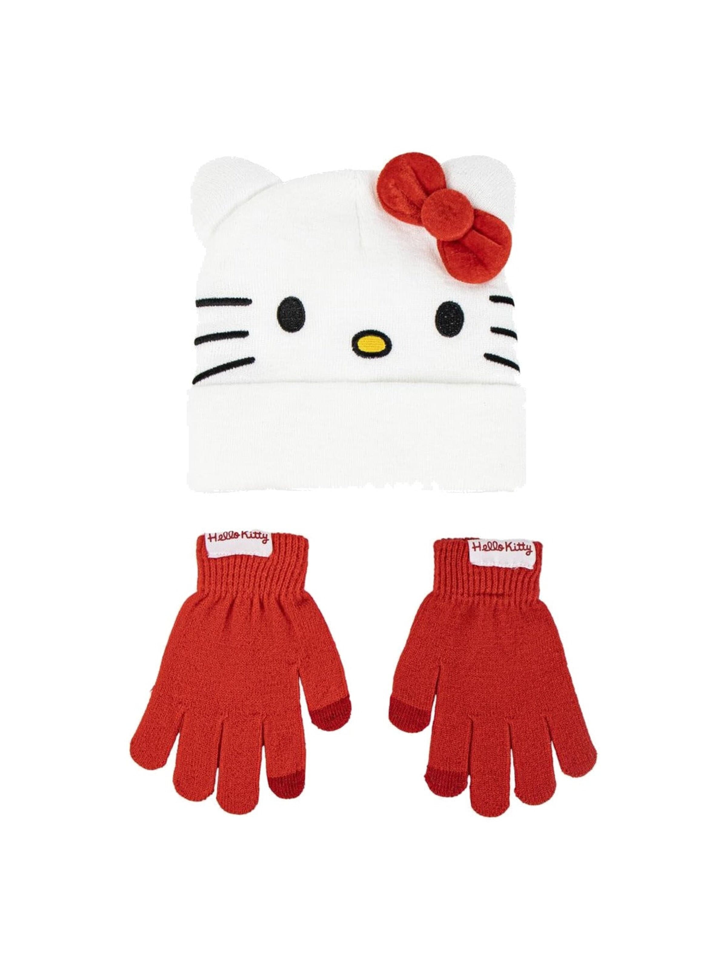 HELLO KITTY Muts in Wit: voorkant