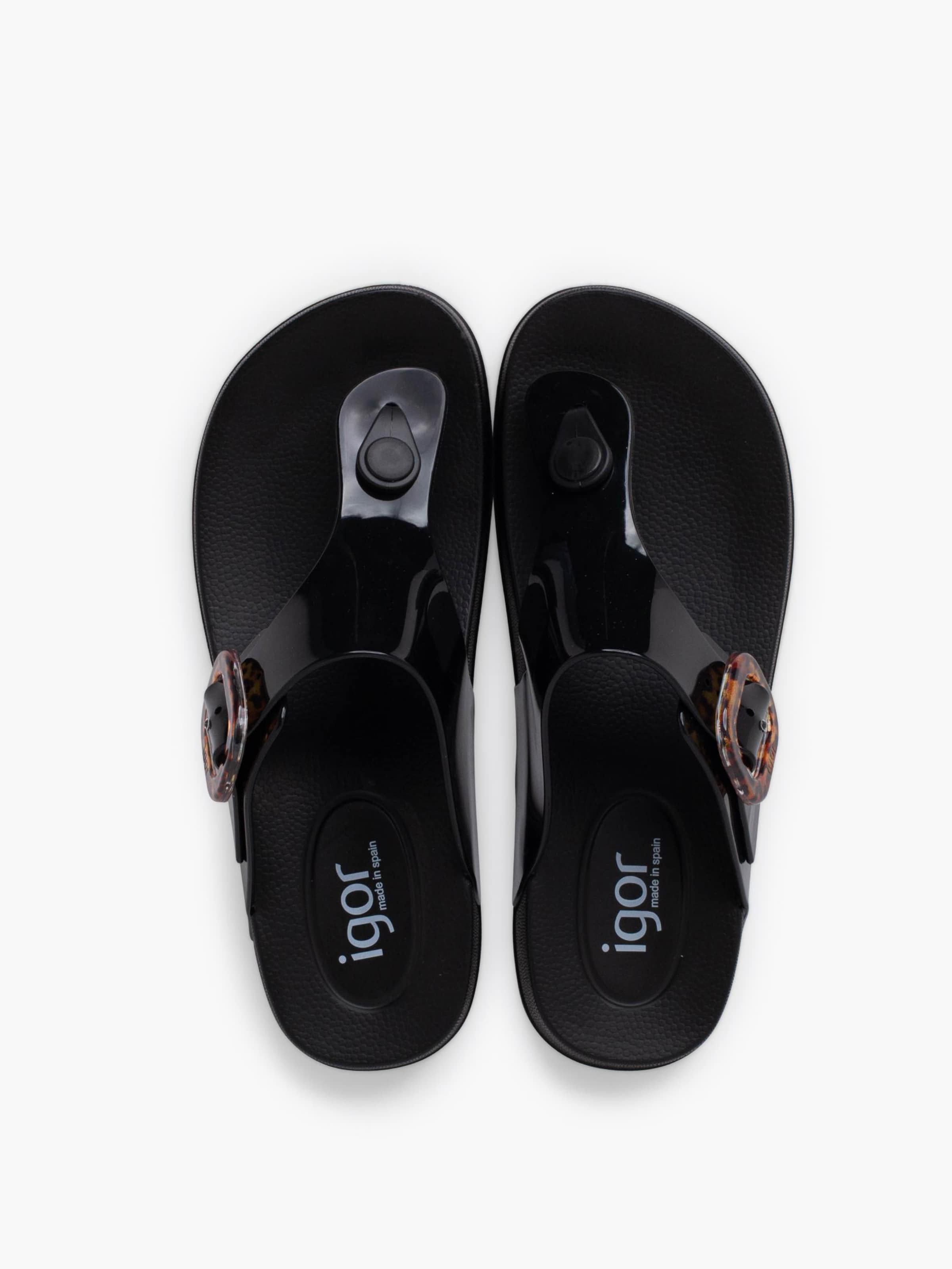 Tongs IGOR en noir