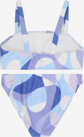 Abercrombie & Fitch Bandeau Bikini in Blauw