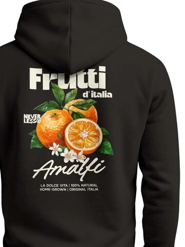 Neverless Sweatshirt 'Frutti di italia' in Black