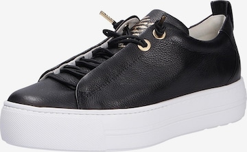 Baskets basses Paul Green en noir : devant