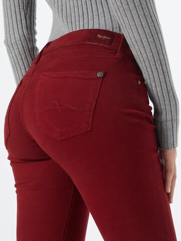 Pepe Jeans Slimfit Jeans 'Soho' in Rood