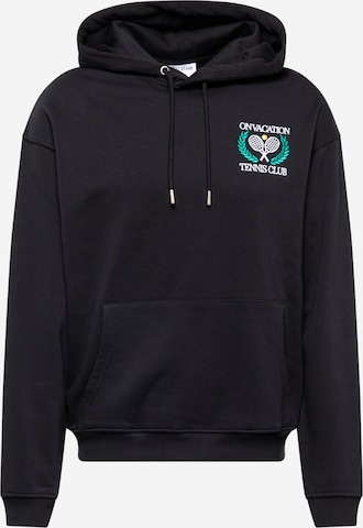 On Vacation Club Sweatshirt in Schwarz: predná strana