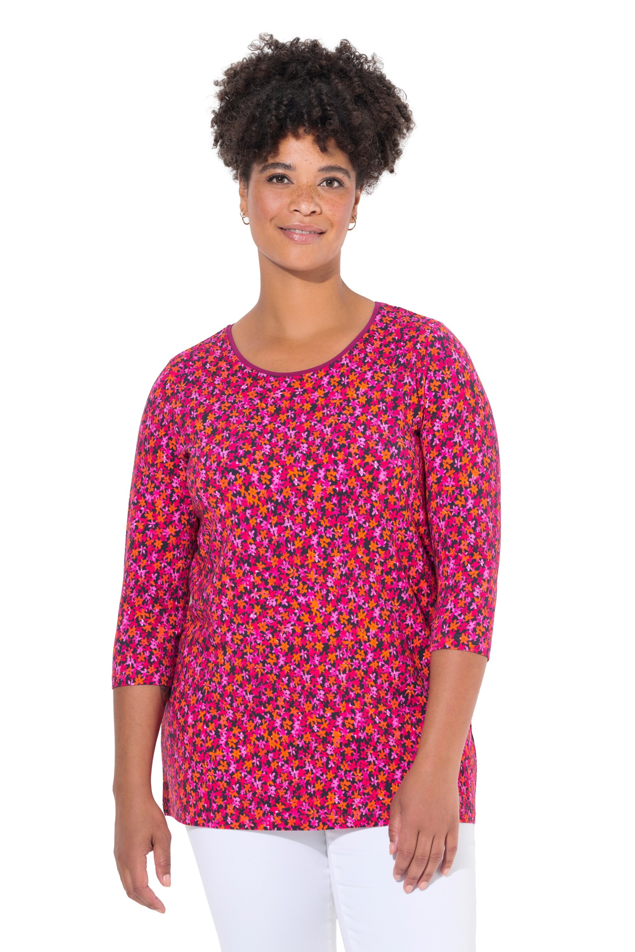 Janet & Joyce Shirt in Roze: voorkant