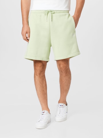 Abercrombie & Fitch Lużny krój Spodnie 'LAUREL' w kolorze zielony: przód