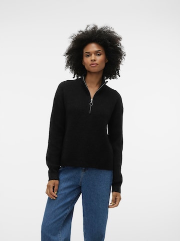 VERO MODA Pullover 'Mili' in Schwarz: Vorderseite