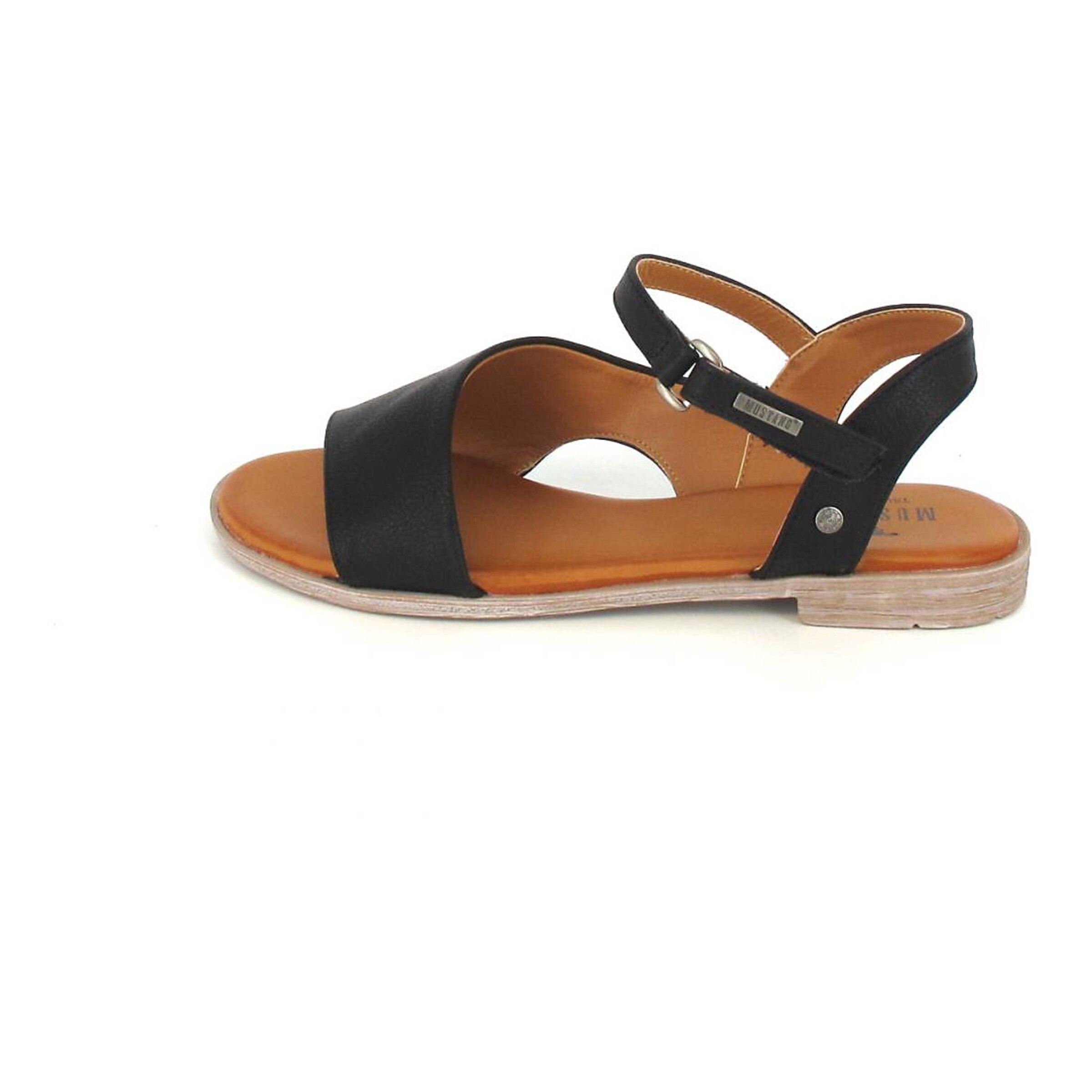 MUSTANG Sandale in Schwarz