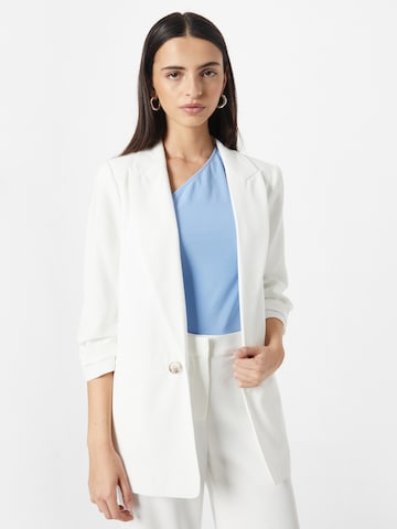 River Island Blazer in White: front