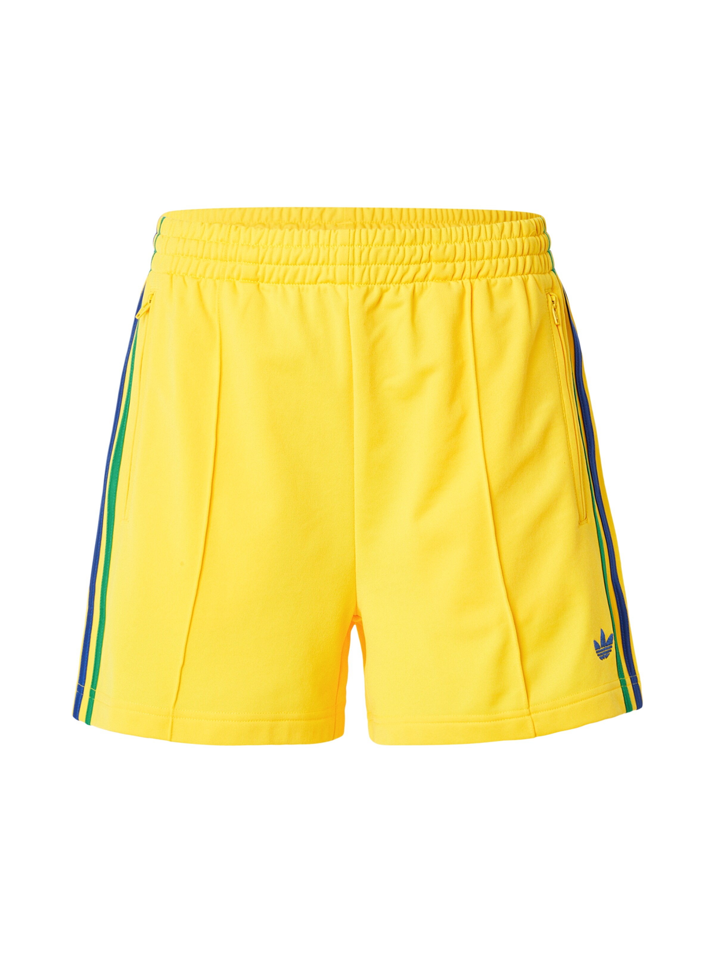 ADIDAS ORIGINALS Trousers 'FB' in Dark blue / Lemon / Dark green, Item view