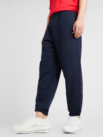 Tapered Pantaloni de la Champion Authentic Athletic Apparel pe albastru: față