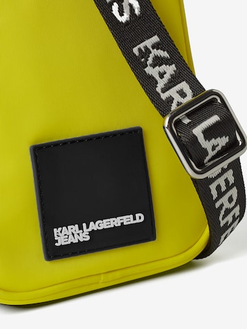 KARL LAGERFELD JEANS Θήκη κινητού τηλεφώνου σε κίτρινο