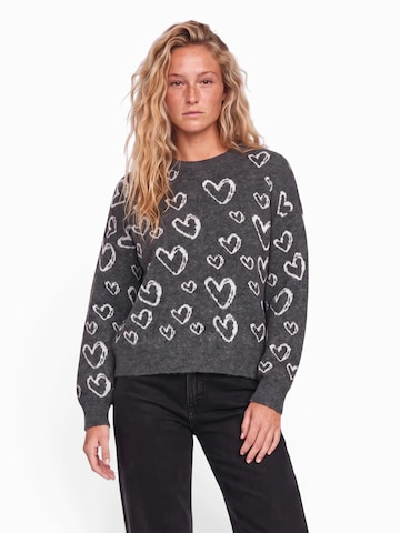 VERO MODA Neulepaita 'VMDOFFY' värissä harmaa: etupuoli