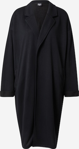 Urban Classics Knitted Coat in Black: front