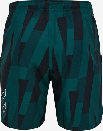 Hummel Regular Workout Pants in Green