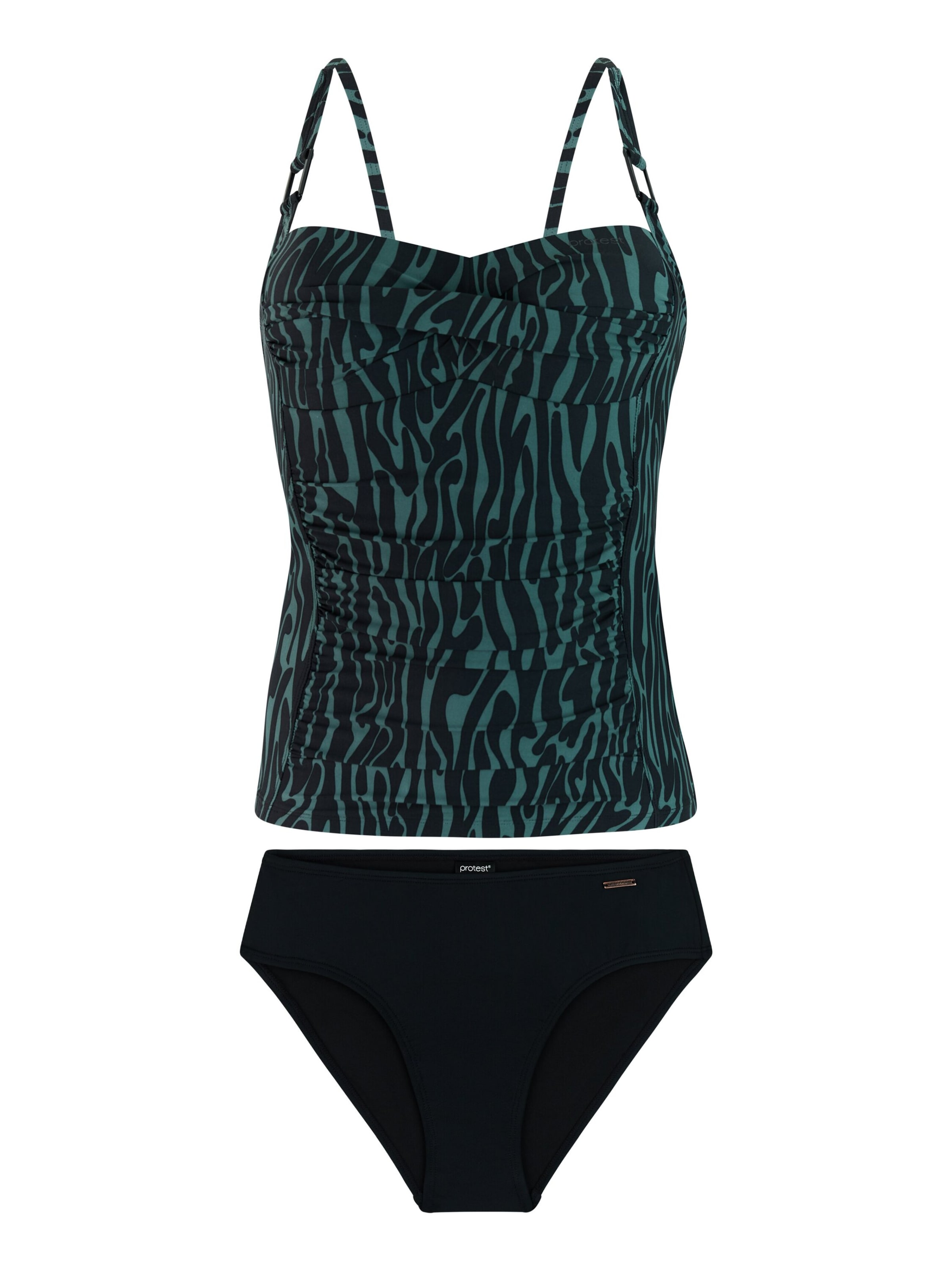 PROTEST Tankini 'PRTOnce' in Green: front