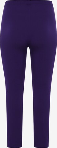 Yoek Slim fit Pants 'Dolce' in Purple