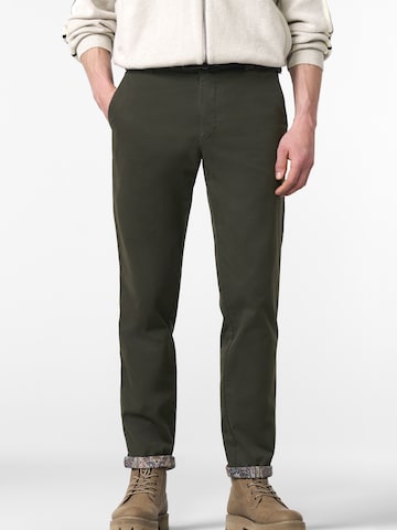 Regular Pantalon chino MEYER en vert : devant