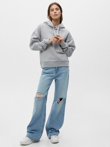 Pull&Bear Sweatshirt in Grau