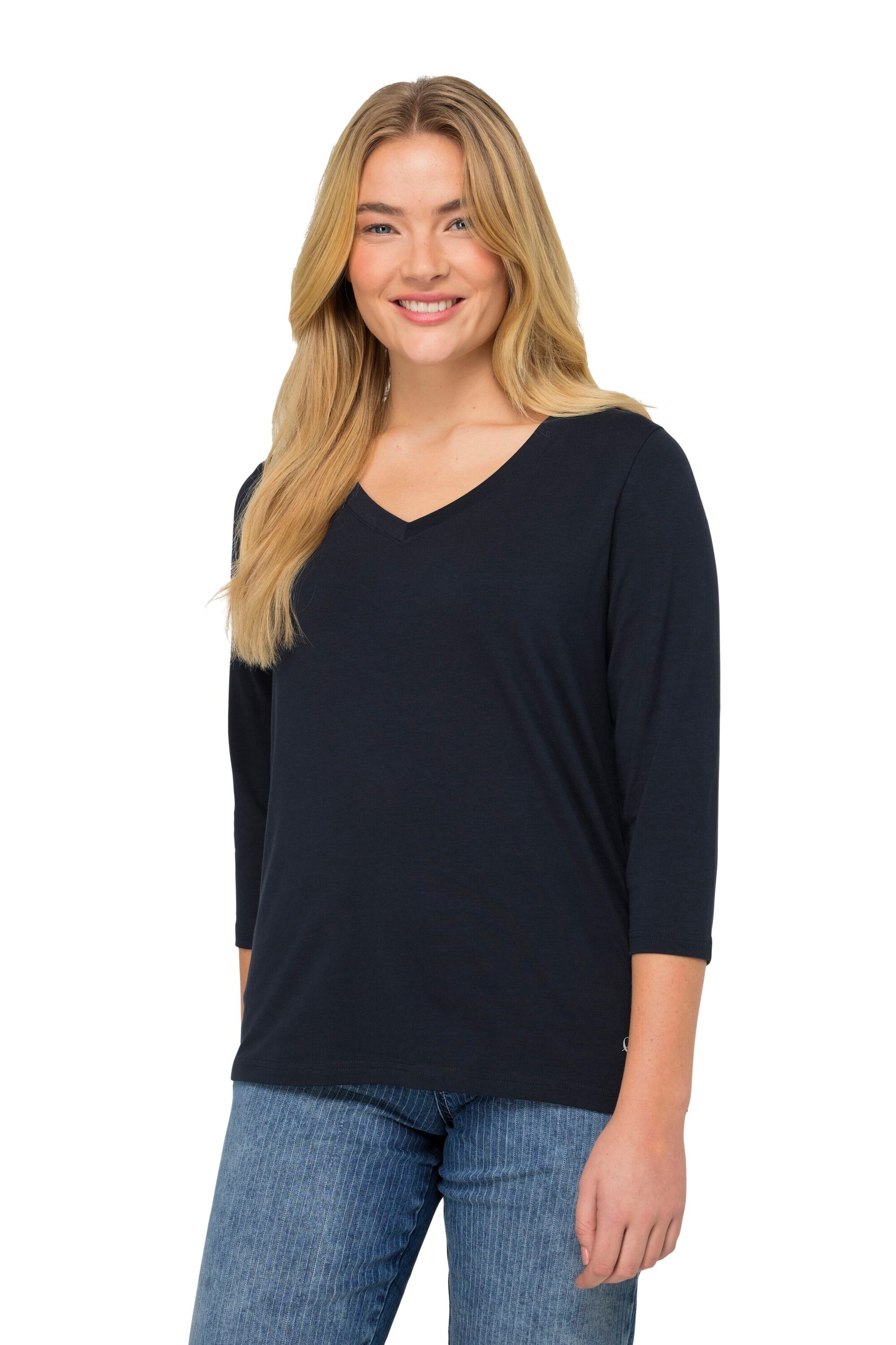 LAURASØN Shirt in Blauw: voorkant