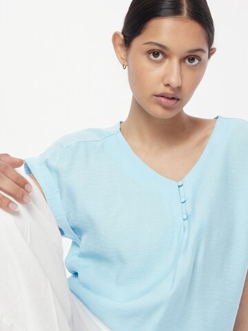 Fransa Blouse 'HOT' in Blue