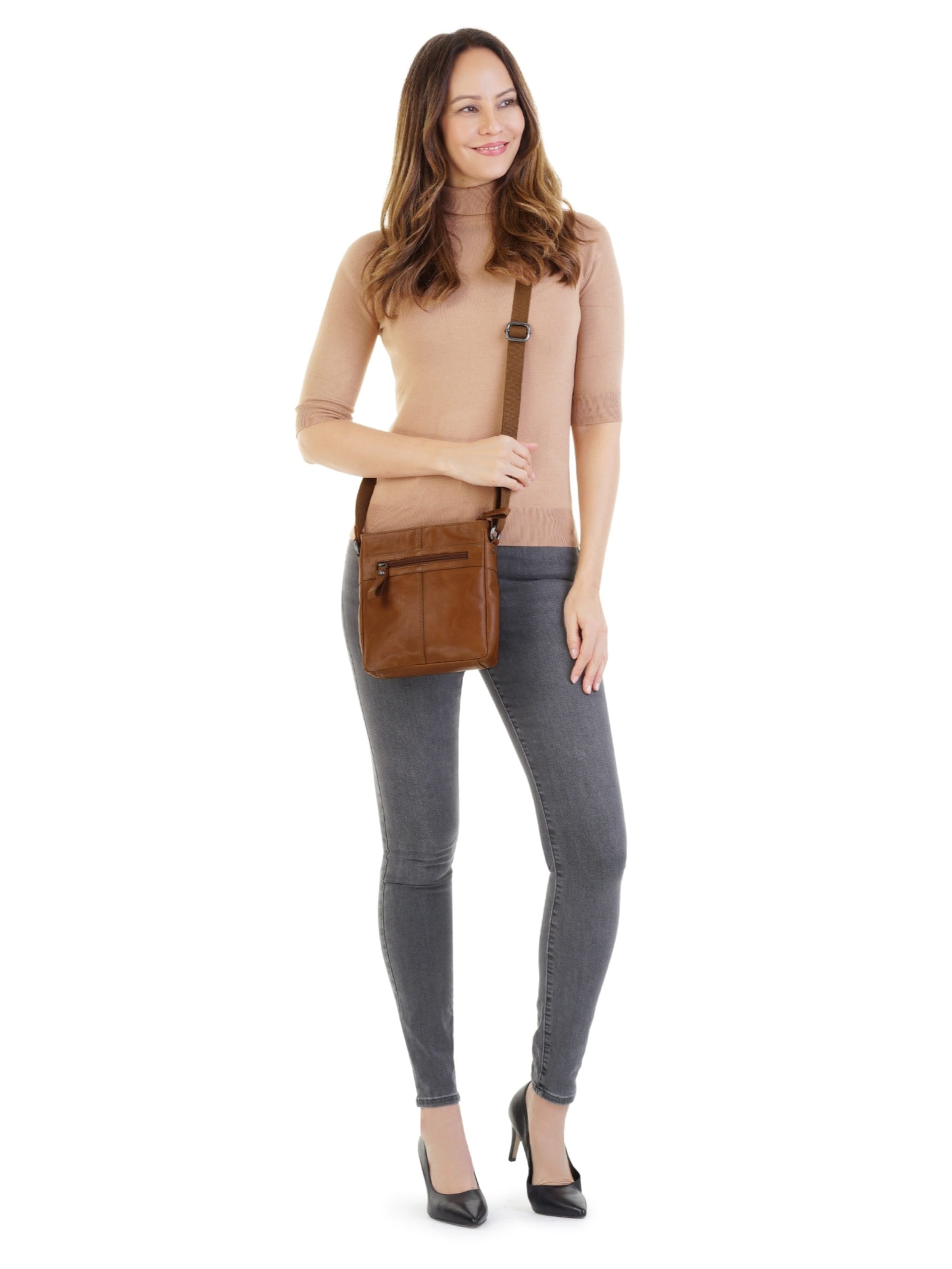 SANSIBAR Crossbody bag in Brown