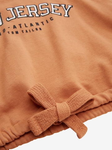 Sweat-shirt TOM TAILOR en orange