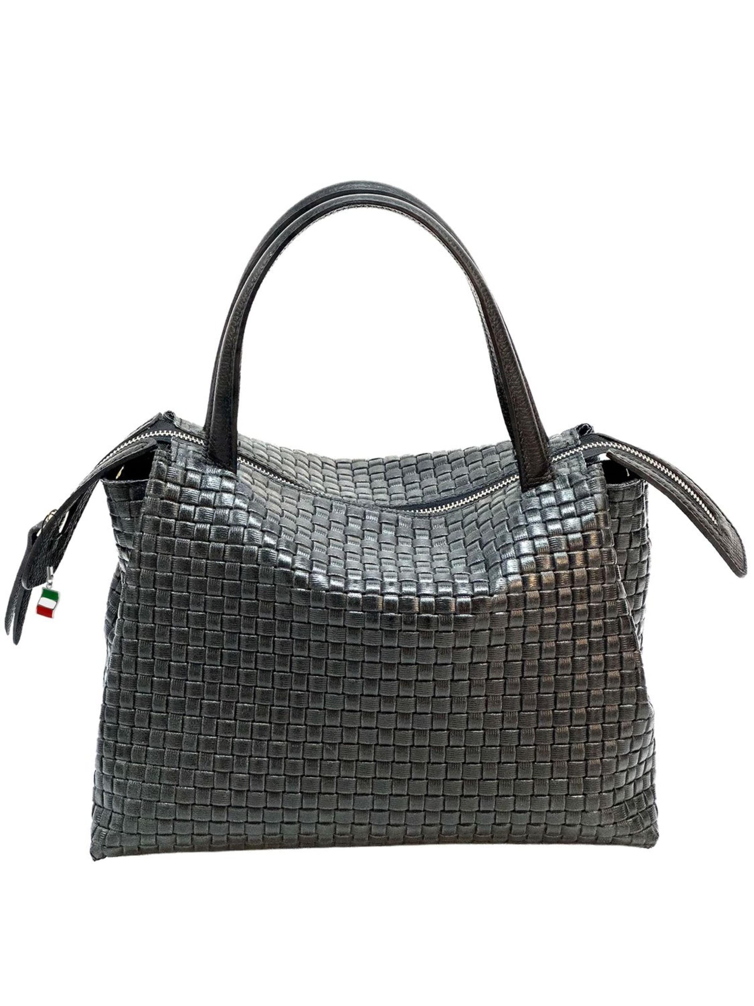 Borsa a mano di Florence in nero: frontale