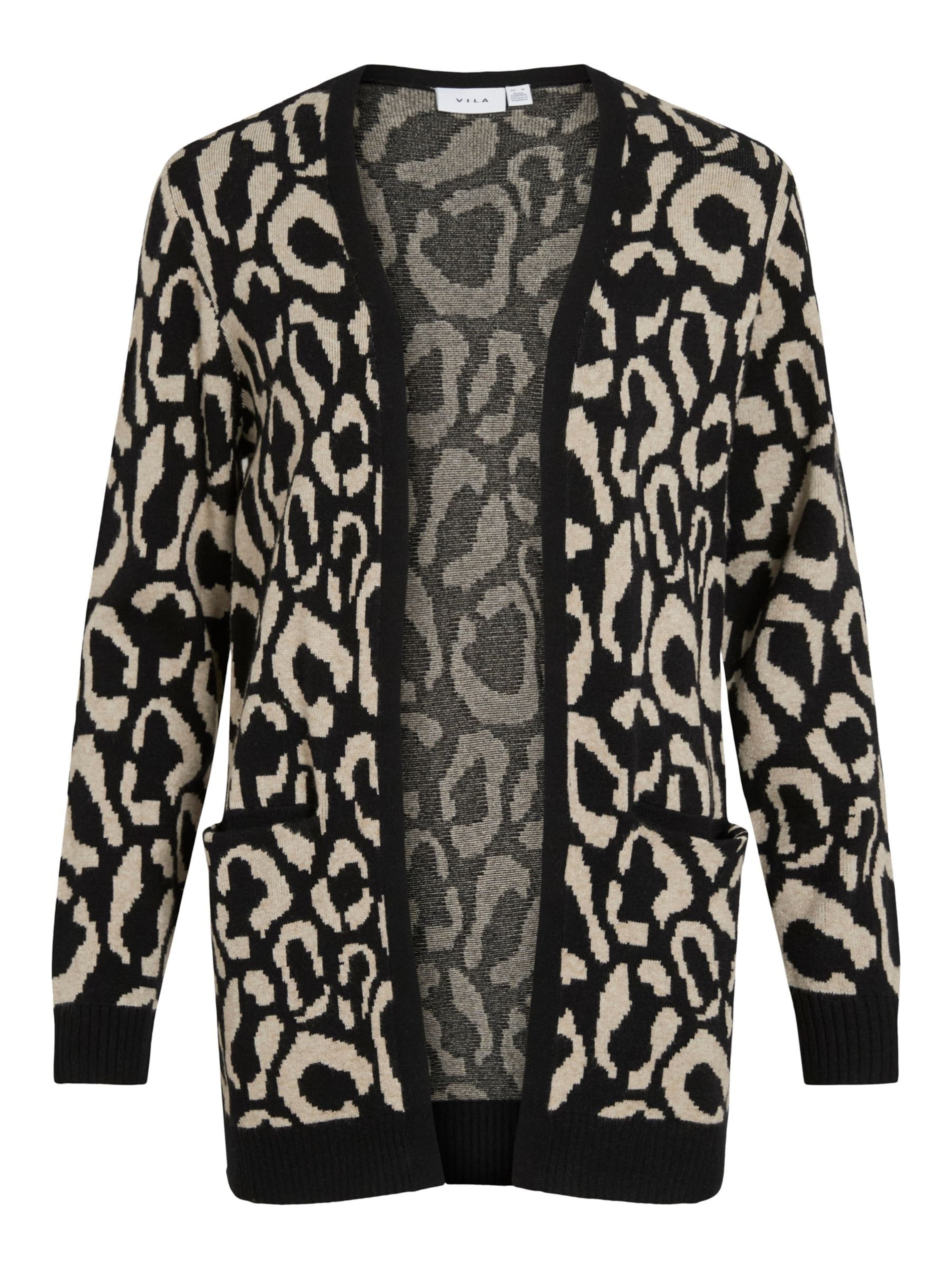 VILA Kardigán 'VITif' - fekete: elől