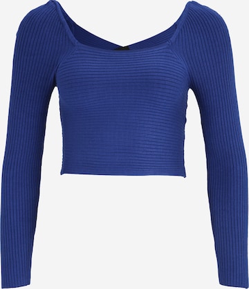 Pull-over 'Hila' Pieces Petite en bleu : devant