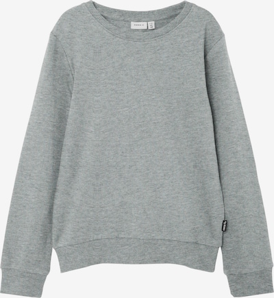 NAME IT Sweatshirt in de kleur Grijs gemêleerd / Wit, Productweergave
