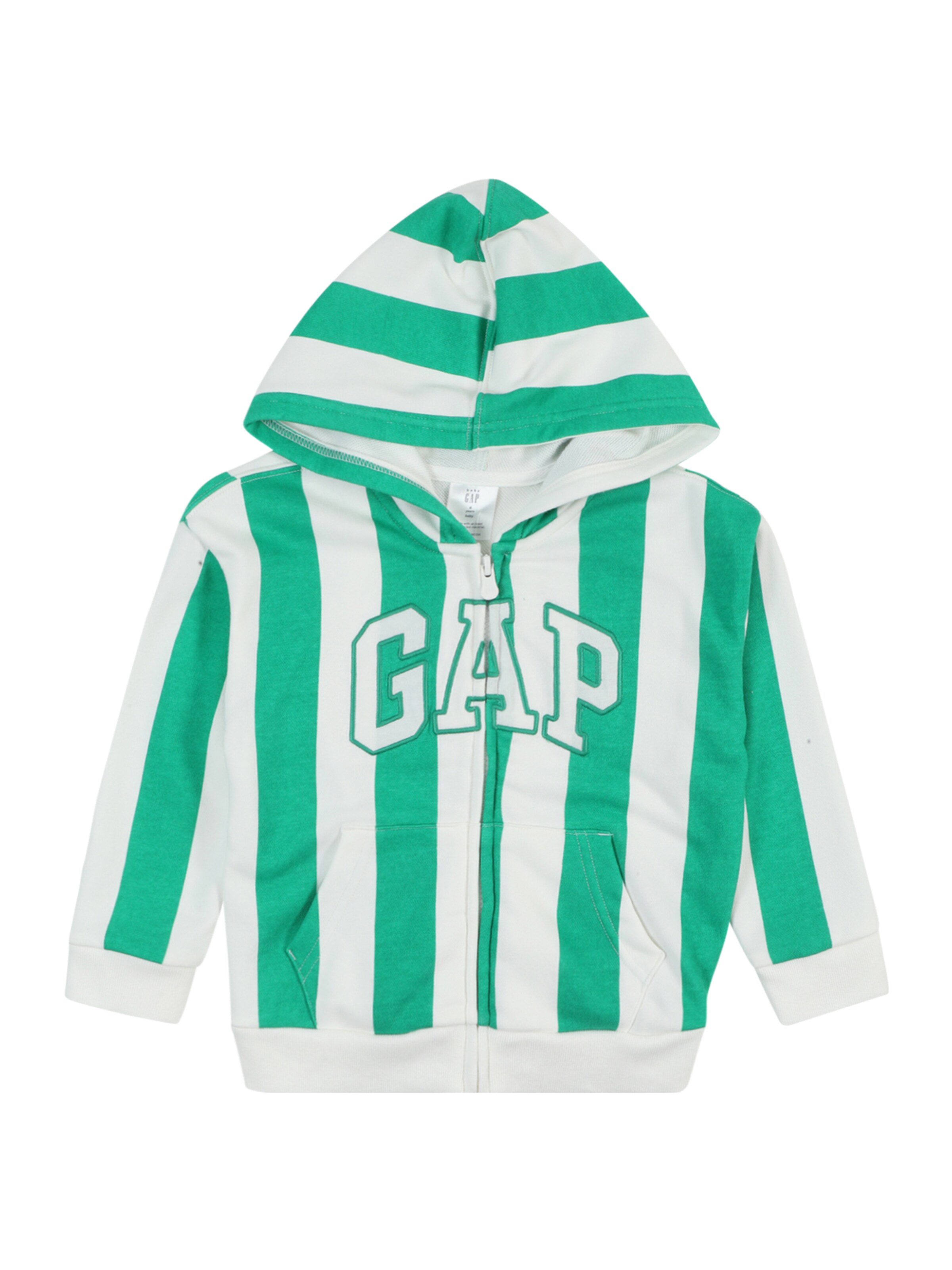 GAP Ζακέτα φούτερ σε πράσινο: μπροστά