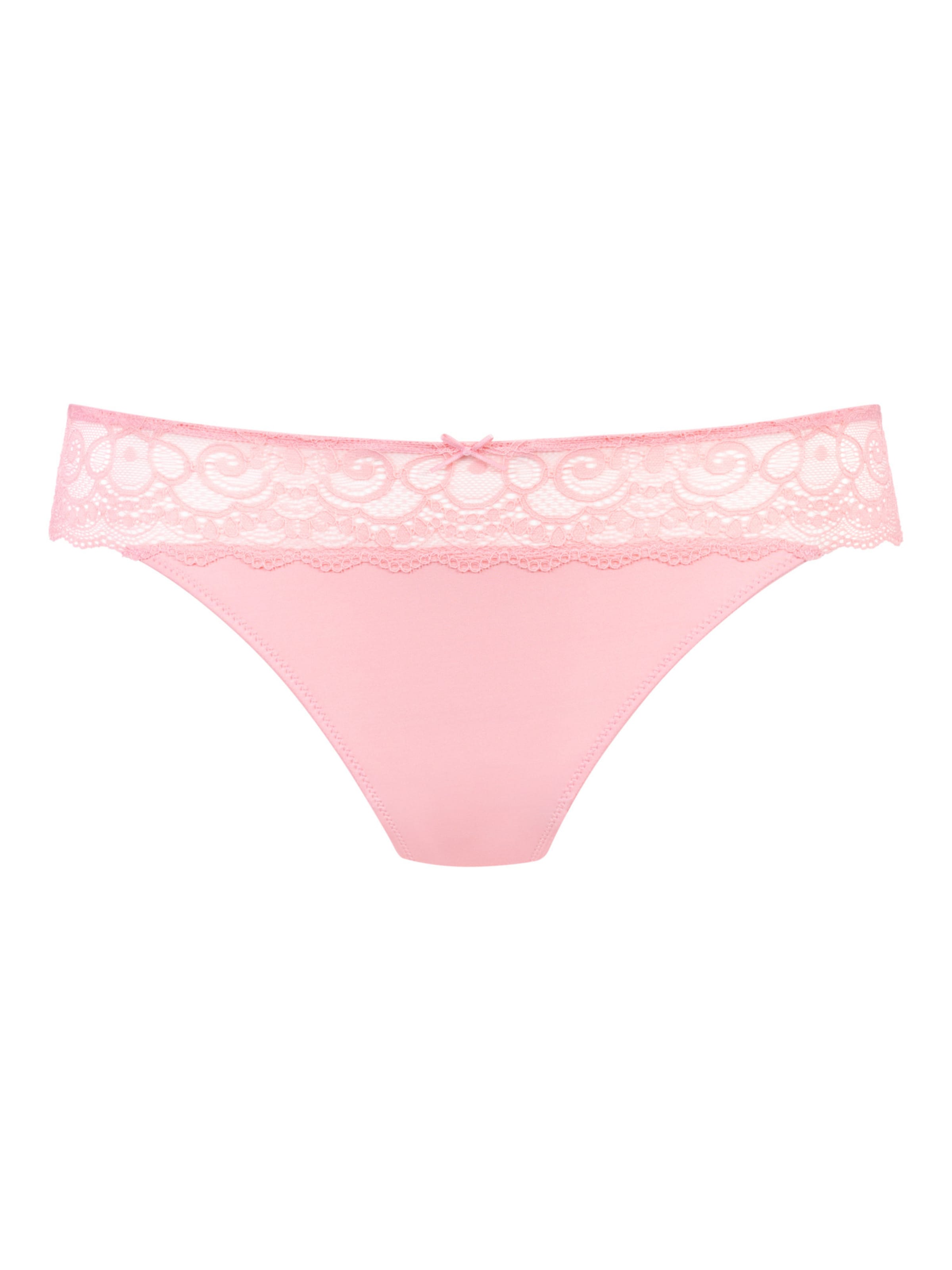 Slip 'Amorous' Mey en rose : devant