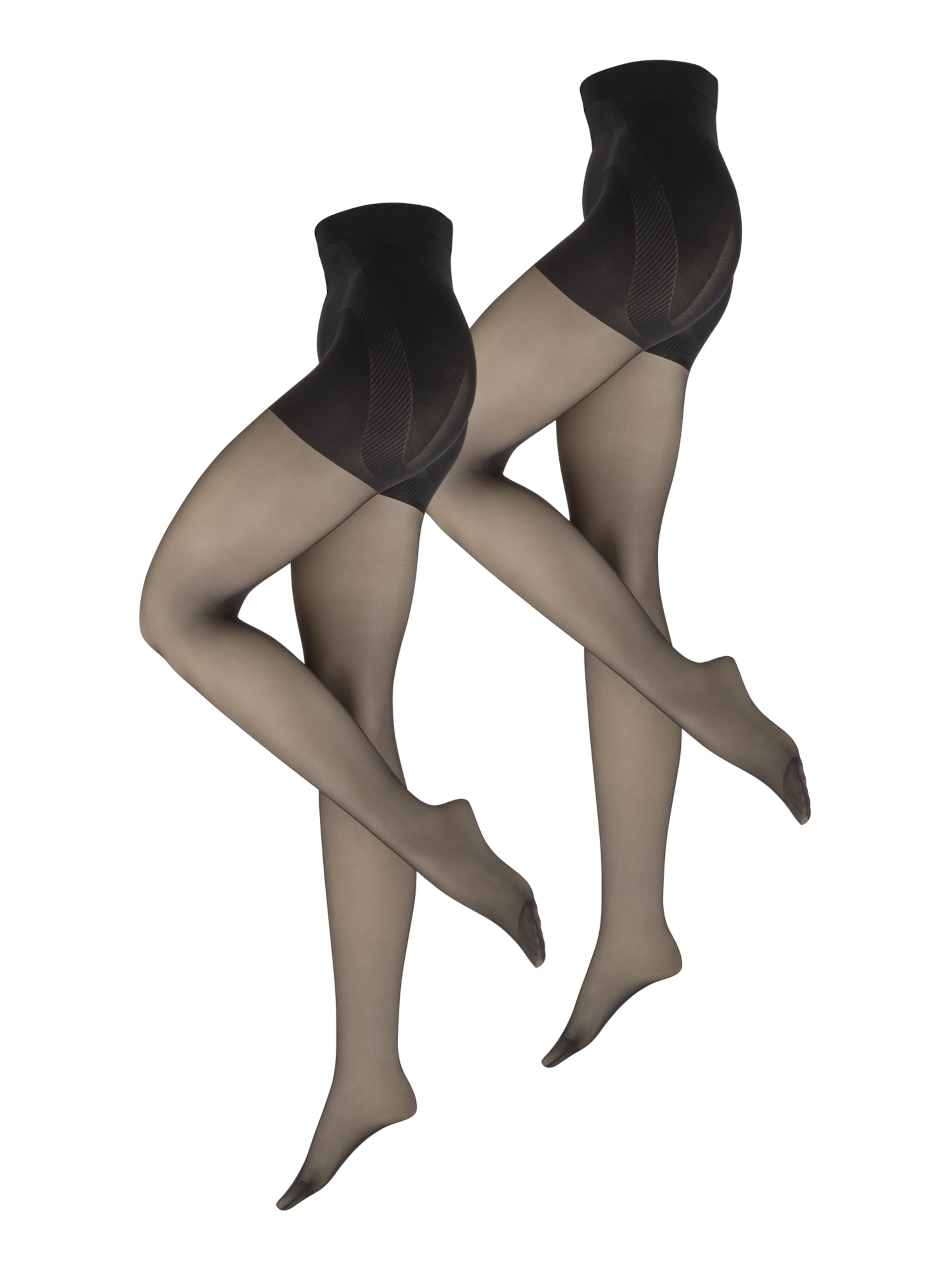 Nur Die Shape-Strumpfhose 'Goodbye Laufmaschen' in Schwarz: Vorderseite