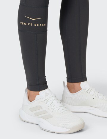 VENICE BEACH Skinny Sporthose in Grau