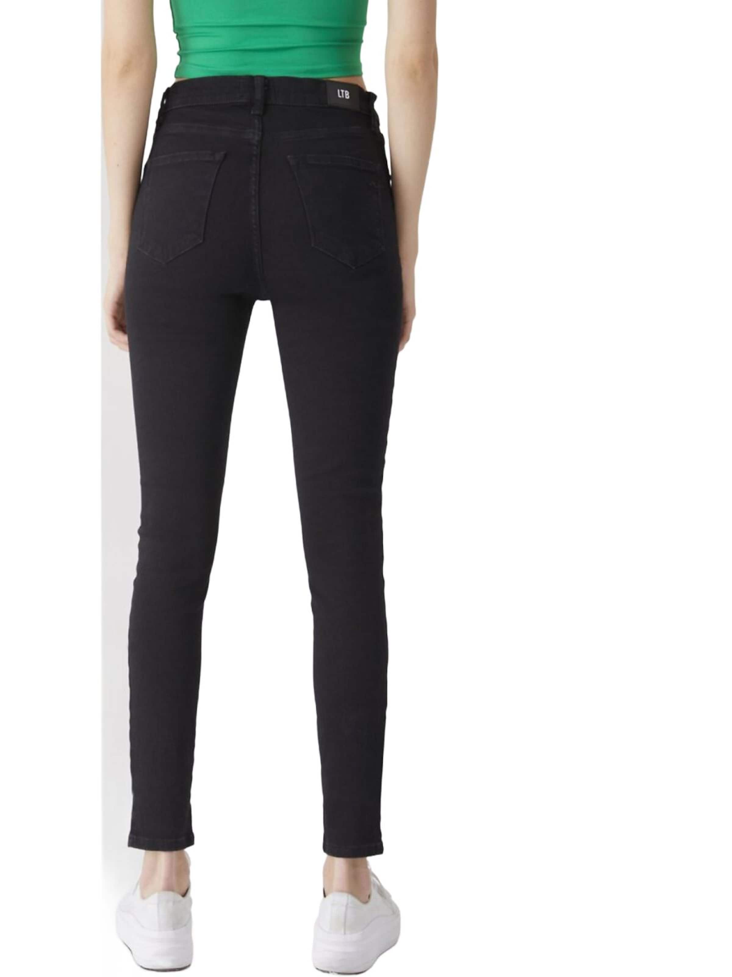 LTB Jeans Skinny Jeans 'LTB Jeans Amy X Mid Waist Jeans Mid Indigo Hose' in Grey