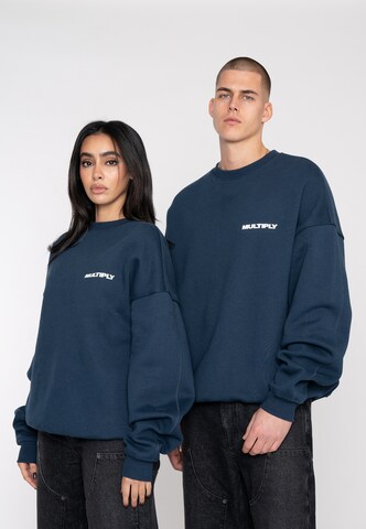 Multiply Apparel Μπλούζα φούτερ σε μπλε