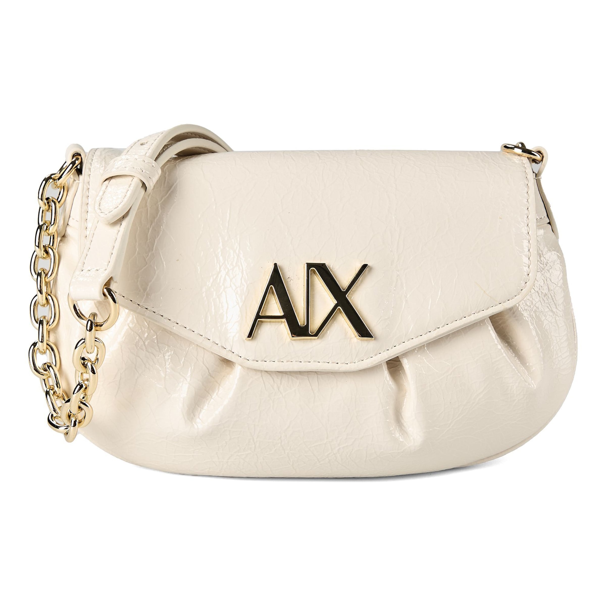 ARMANI EXCHANGE Schoudertas 'Paige' in Wit: voorkant