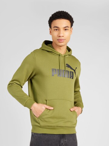 PUMA - Camiseta deportiva en verde: frente