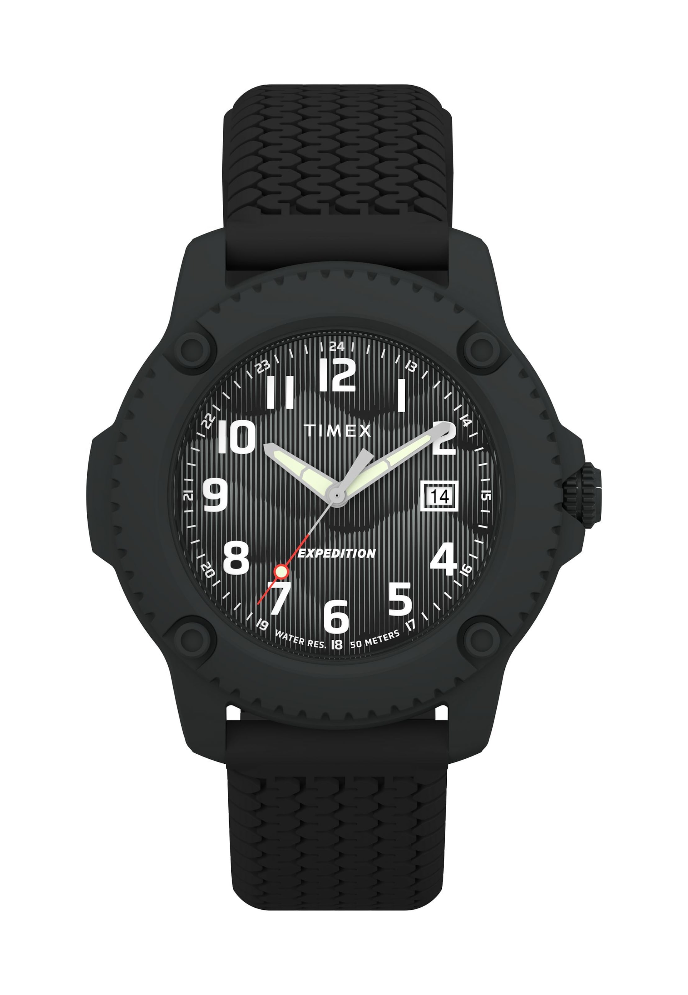 TIMEX Analoog horloge ' Expedition® Timber ' in Zwart: voorkant