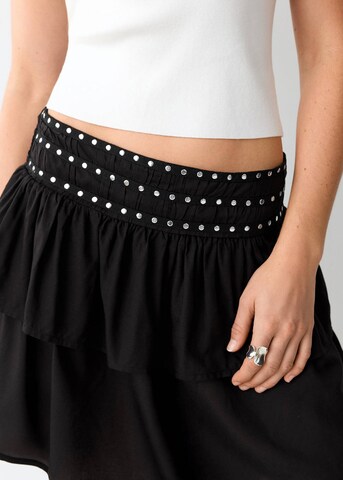 MANGO TEEN Skirt 'Warmf' in Black