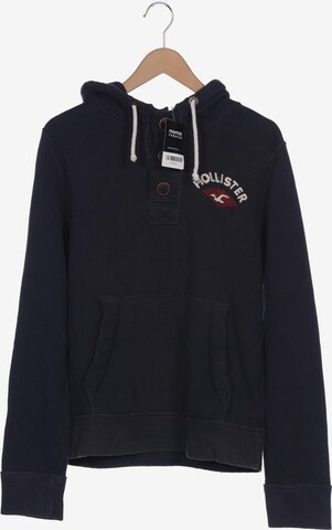 HOLLISTER Sweatshirt & Zip-Up Hoodie in XL in Blue: front