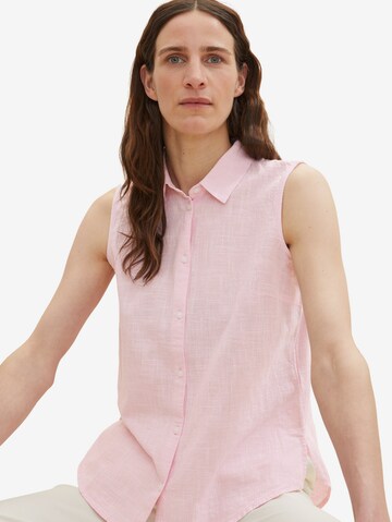 TOM TAILOR Blouse in Pink