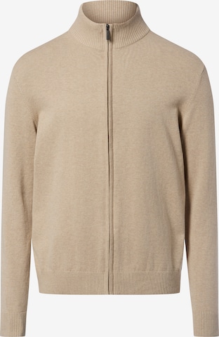 Nils Sundström Strickjacke in Beige: Vorderseite