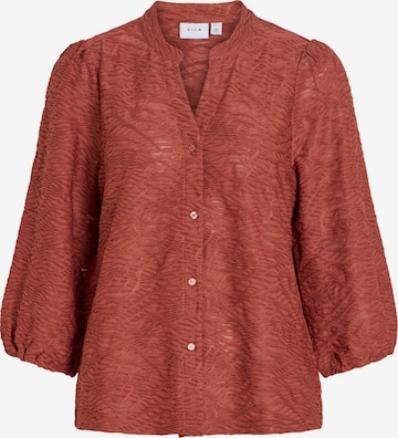 VILA - Blusa 'VIFina' en marrón: frente