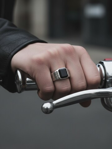 Eternal Ring 'Onyx'‌ in Silber