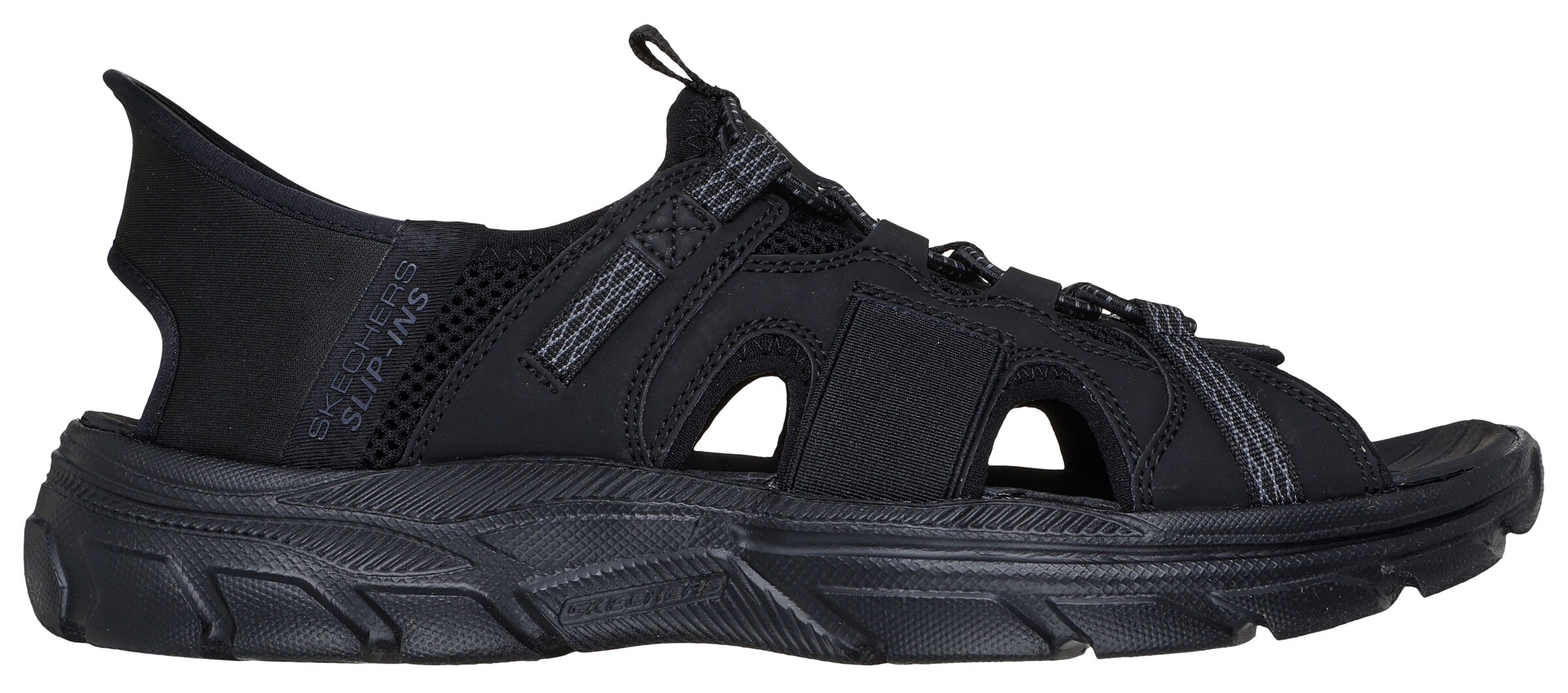 SKECHERS Sandale in Schwarz