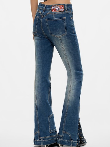 Desigual Flared Τζιν σε μπλε