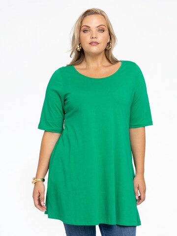 Yoek Shirt 'Lieke' in Groen: voorkant