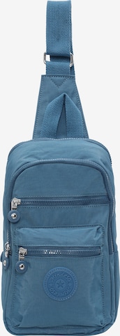 Mindesa Axelremsväska i blå: framsida