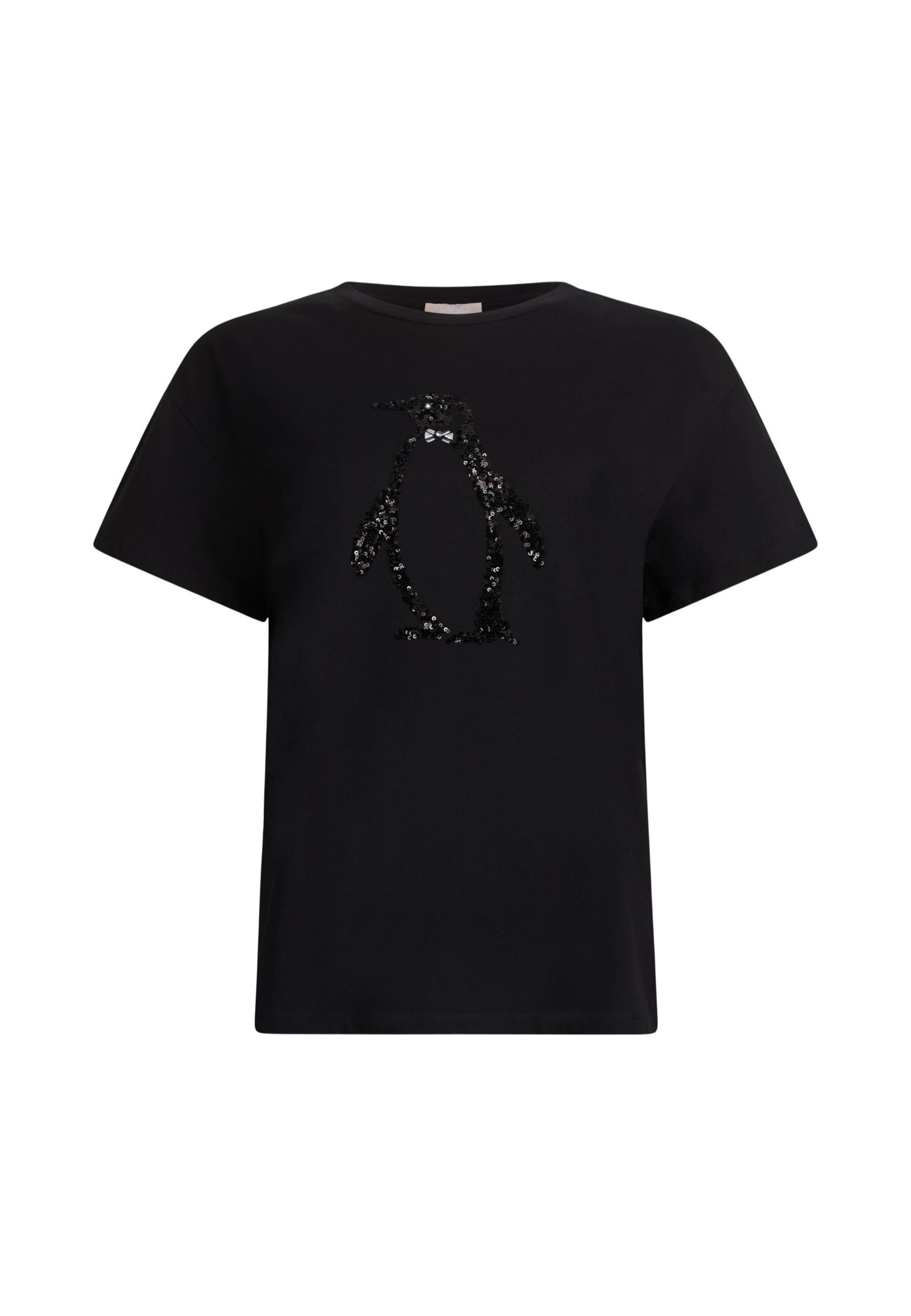 Liu Jo T-Shirt in Schwarz: Vorderseite